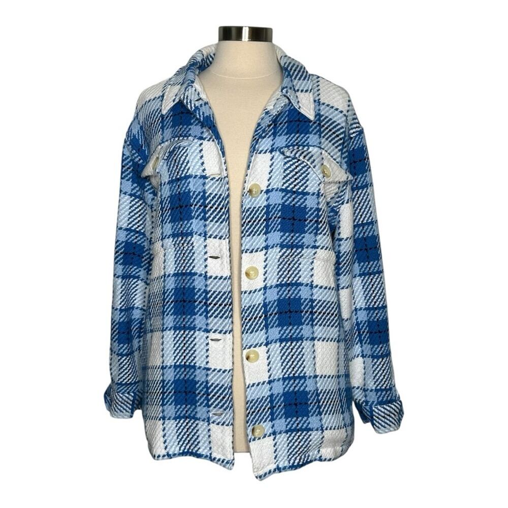 Outerknown Cloud Weave Button Front Blanket Shirt… - image 2